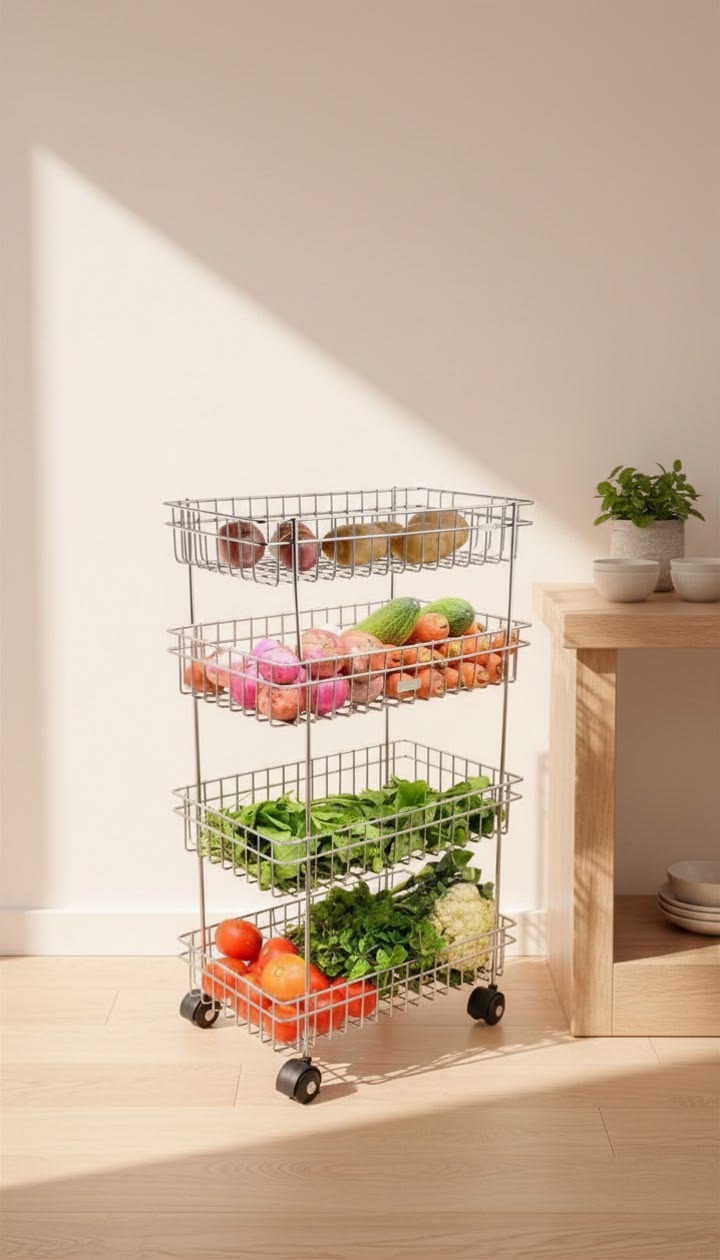 vegetable collecting trolley manufacturer in india