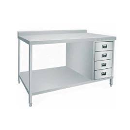 work table with single drawer with single undershelf manufacturer in India